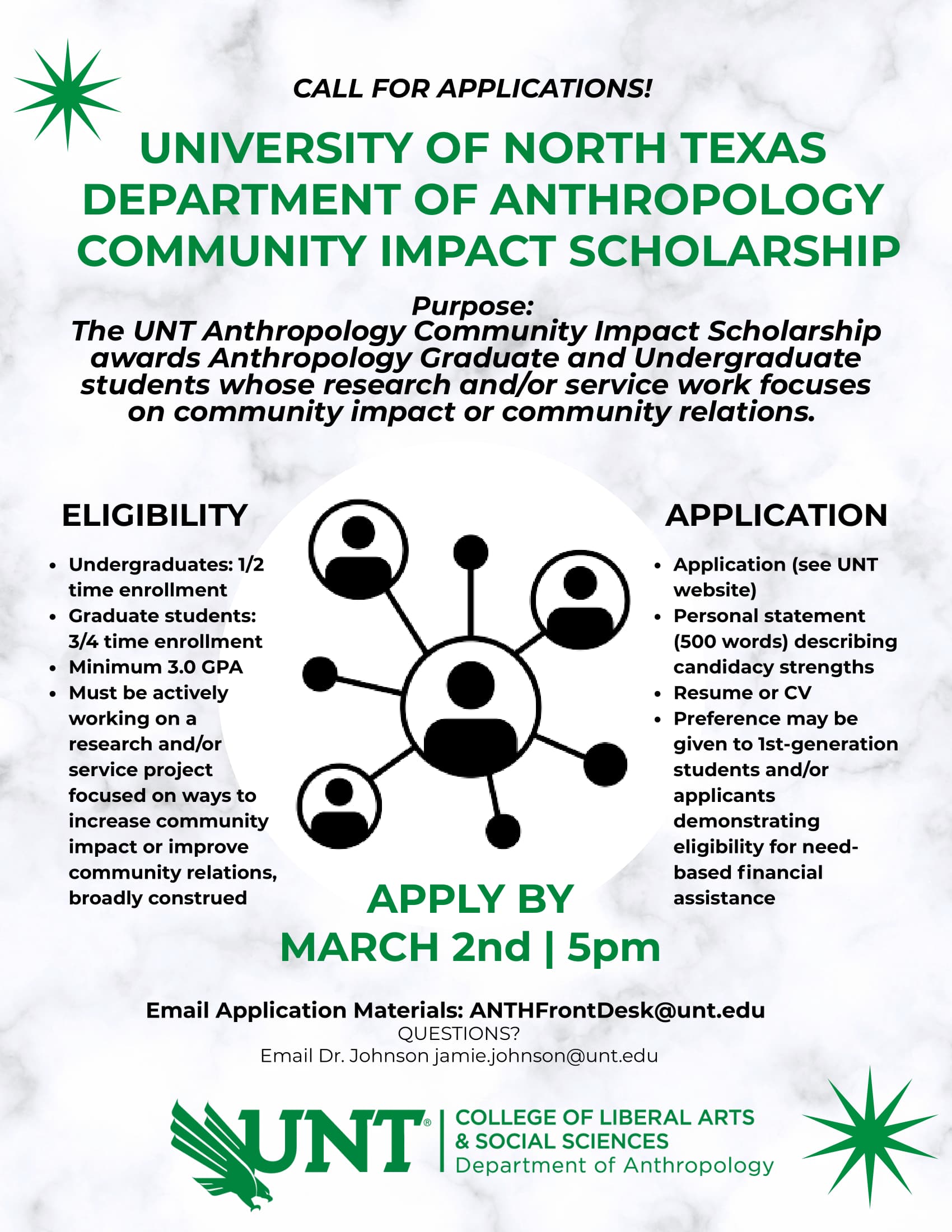 Community Impact Scholarship Flyer