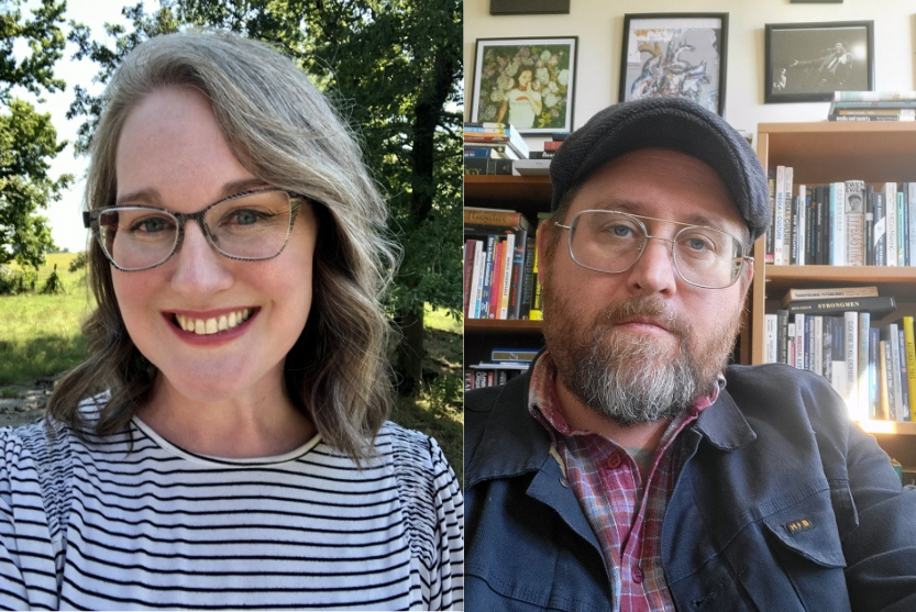 Pictures of Dr. Elizabeth Melton and Dr. Andrew Davis