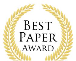 Best Paper Award graphic