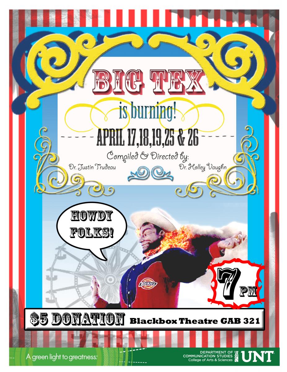 Poster for Big Tex is Burning