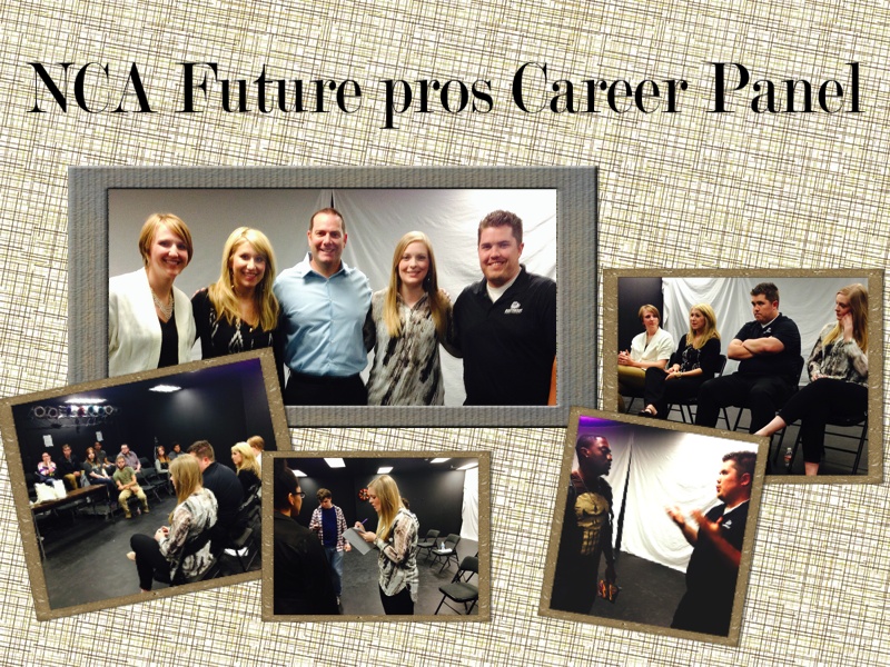 Collage of photos of NCA Future Pros event