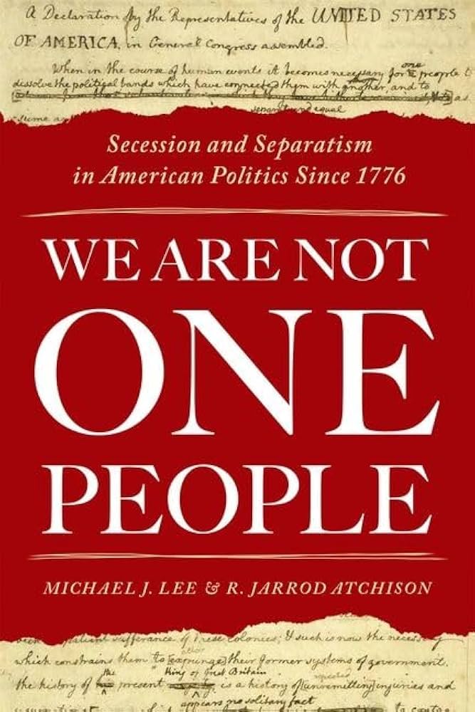 Book cover featuring a split Declaration of Independence with the book title in between