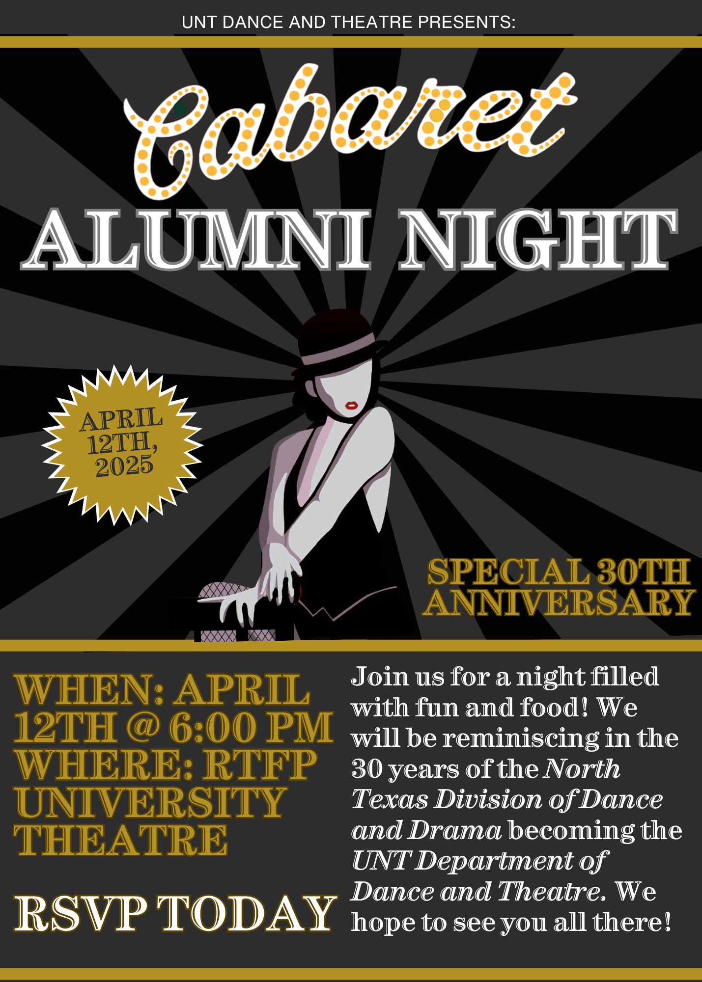 alumni event poster
