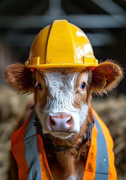 construction cow