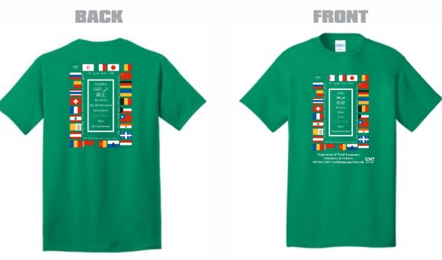 Photo of the back and front of the WL Tshirt