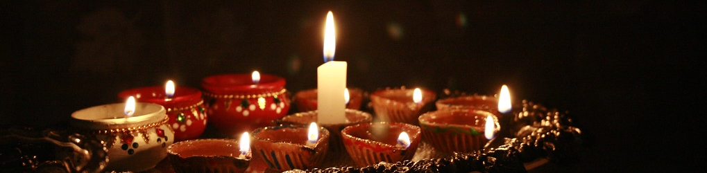 Diwali candles
