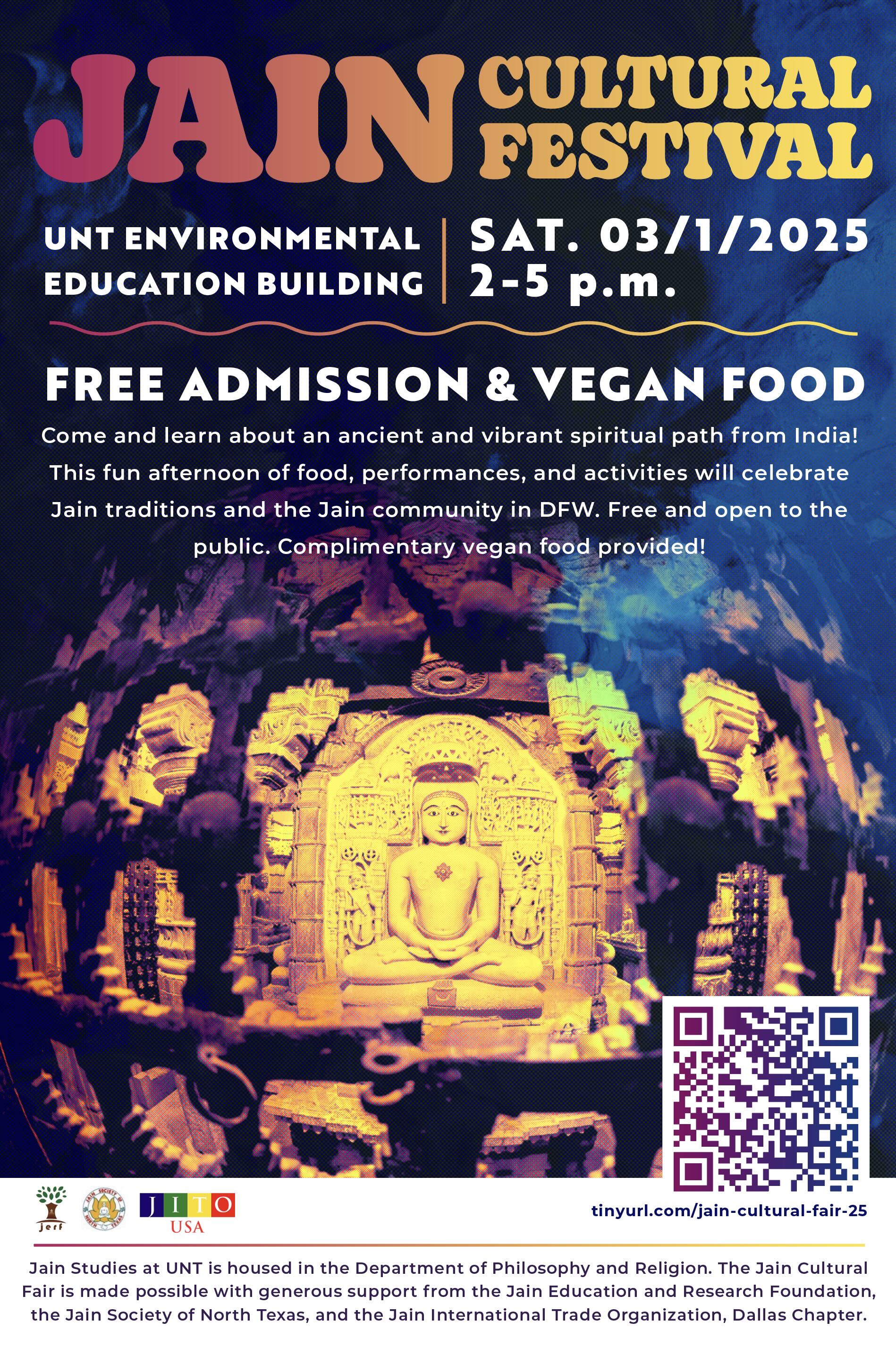 Jain cultural festival poster