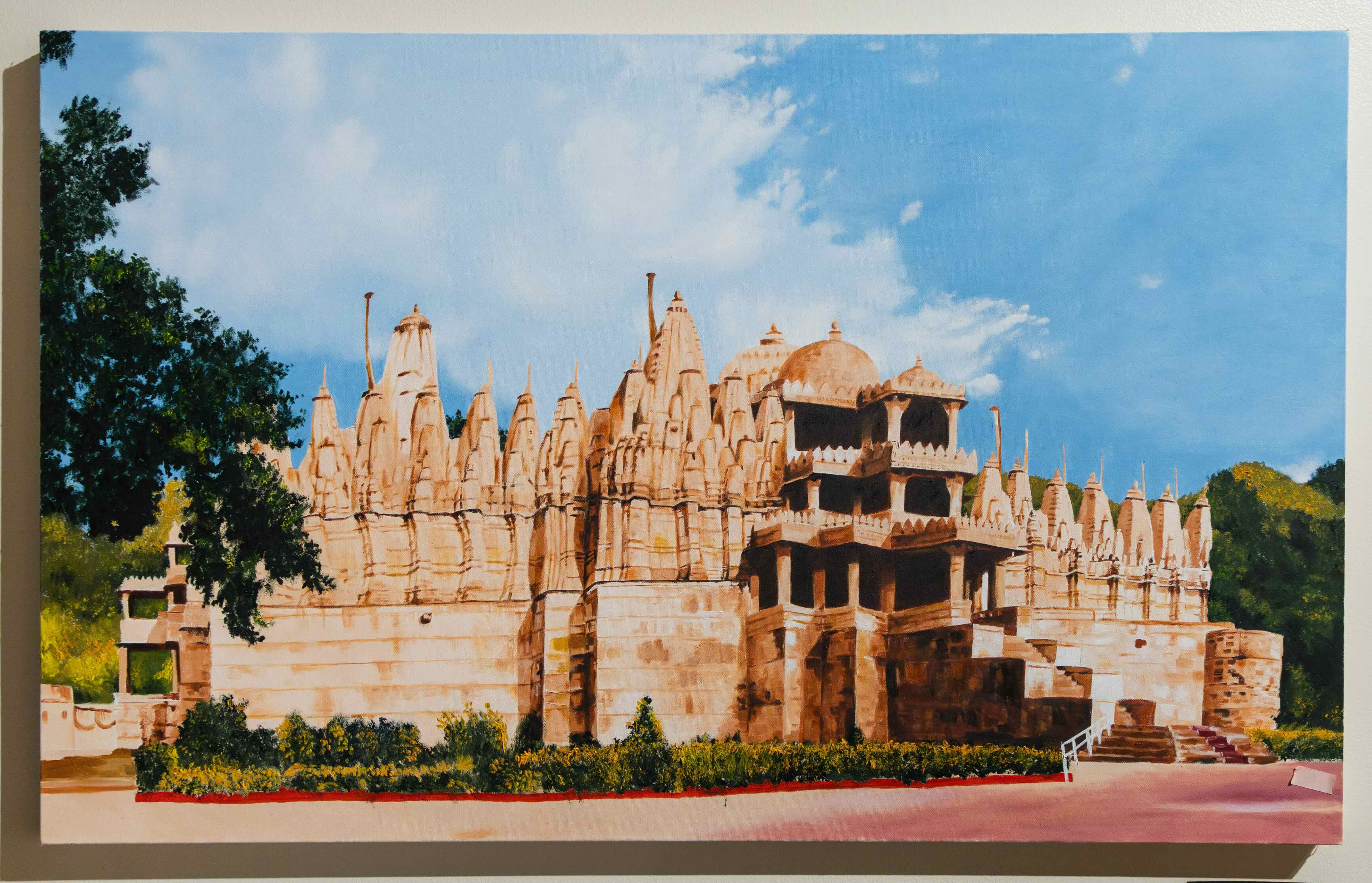 Painting of a temple