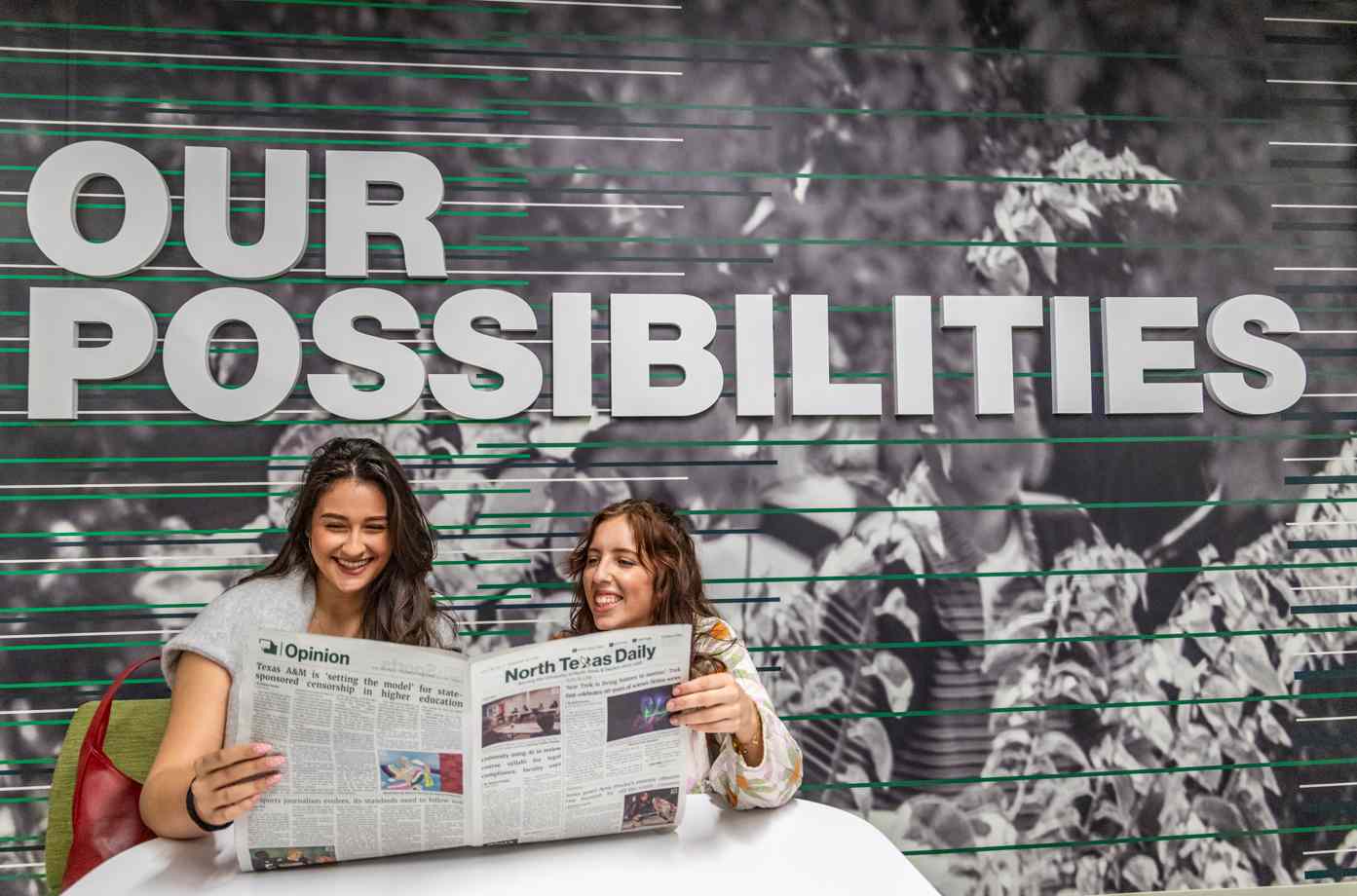 Two students reading NT daily 