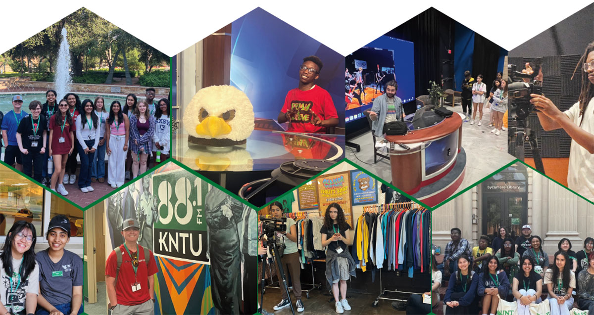 Emerging Journalist Collage Graphic