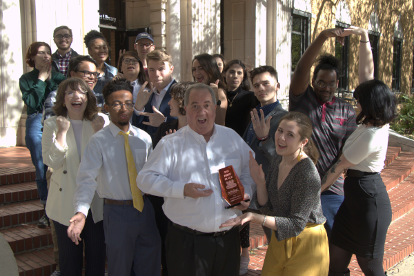 Group of GRAVITAS students celebrating award