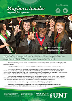 Mayborn Insider September-October 2014