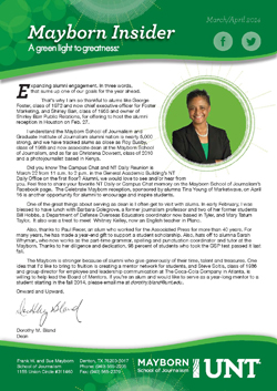 Mayborn Insider March-April 2014