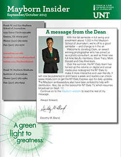 Mayborn Newsletter Sept-Oct