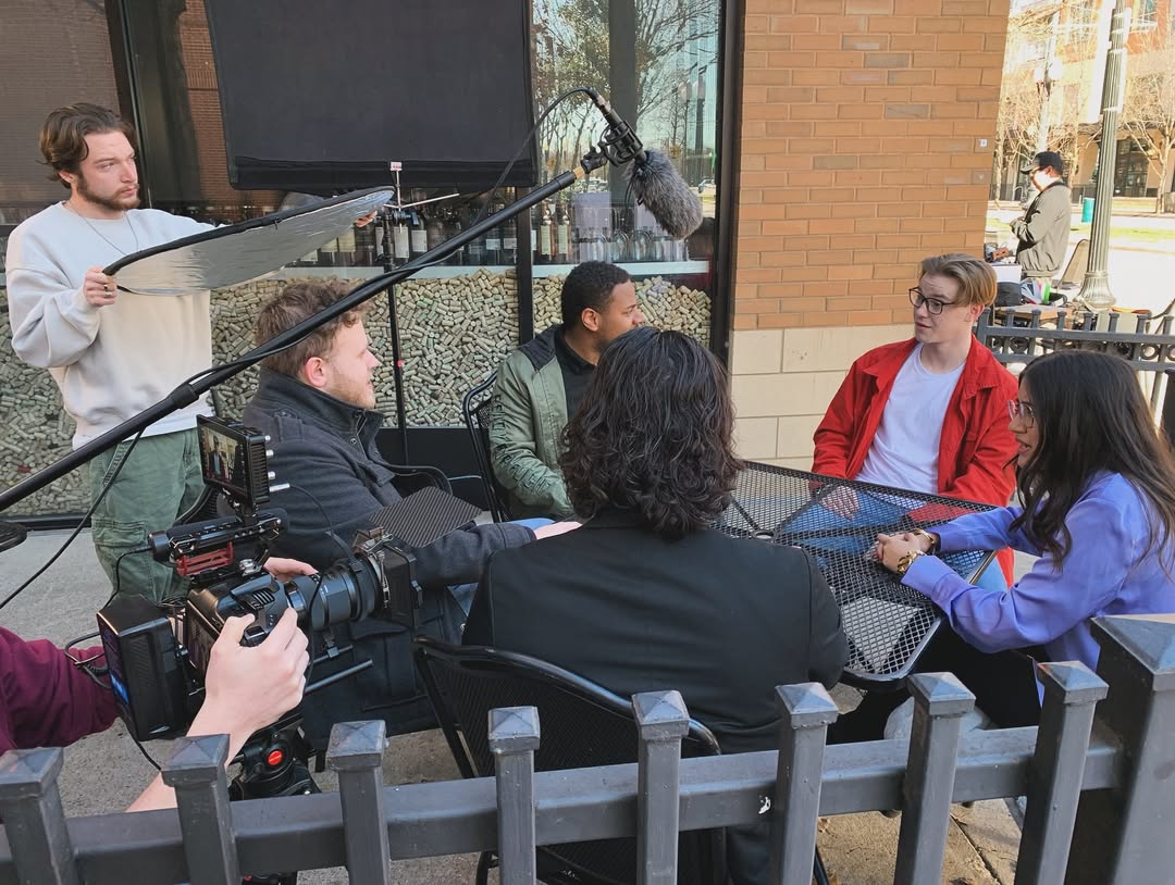 Behind the scenes shot from ElseWorld’s Finest. 